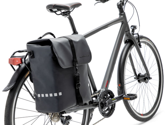 Fietstas New Looxs Odense Single 17,5 liter 32 x 16 x 38 cm - zwart