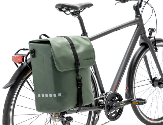 Fietstas New Looxs Odense 17,5 liter 32 x 16 x 38 cm - groen