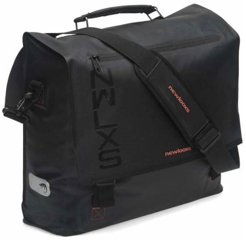 Fietstas New Looxs Varo Messenger 15 liter 39 x 30 x 13 cm - zwart