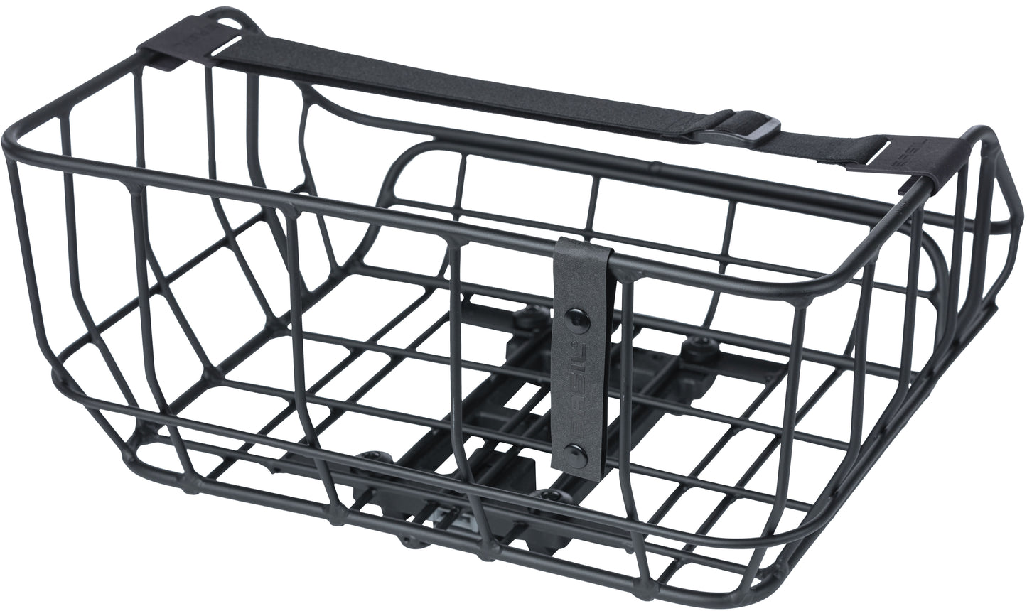 Fietsmand Basil Portland Rear MIK 25 liter 43 x 36 x 22 cm - mat zwart