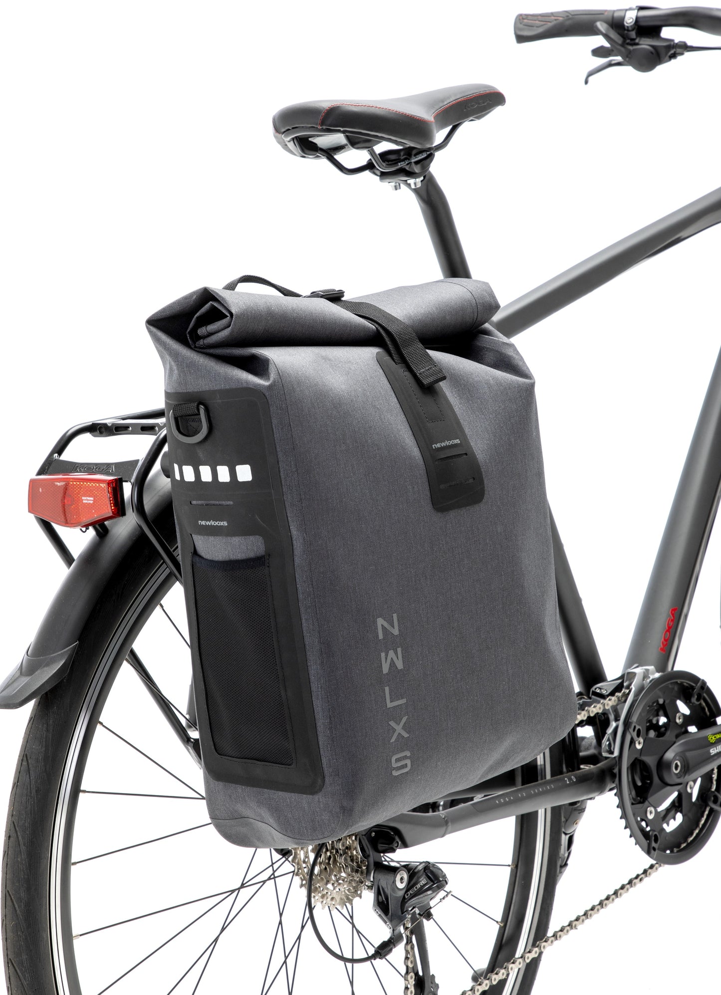 Fietstas New Looxs Varo Single 20 liter 28 x 43 x 17 cm - grijs