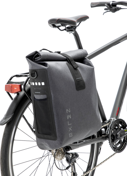 Fietstas New Looxs Varo Single 20 liter 28 x 43 x 17 cm - grijs