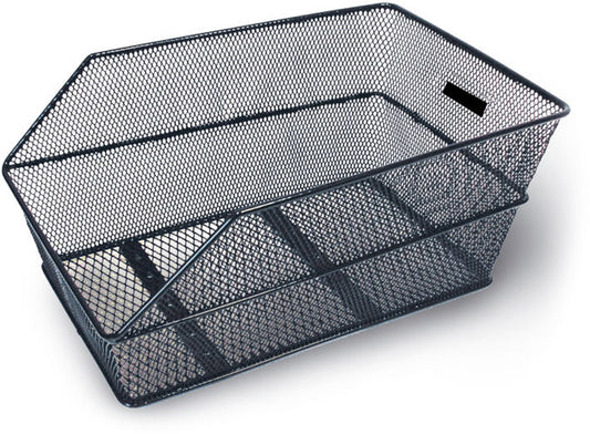 Fietsmand Basil Cento met dragerbevestiging 38 x 24 x 11 cm - zwart