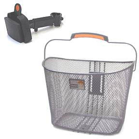 Fietsmand New Looxs Toscane Smartlock 19 liter 34 x 25 x 25 cm - zilver