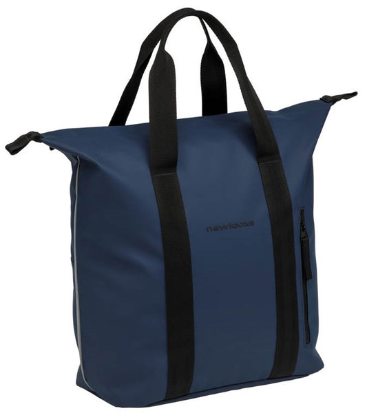 Enkele fietstas New Looxs Odense Kota 24 liter 45 x 18 x 36 cm - donkerblauw