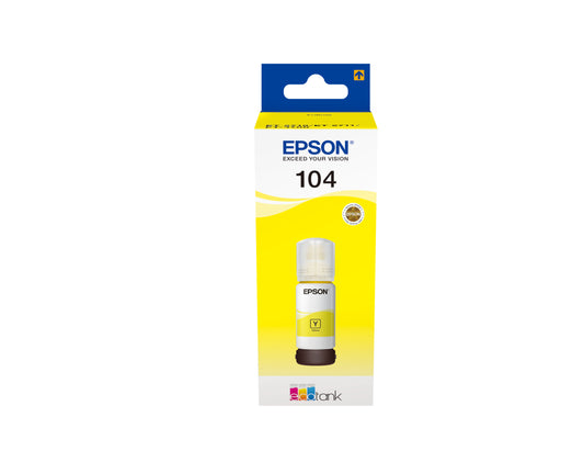 Epson EcoTank yellow T 104 65 ml               T 00P4