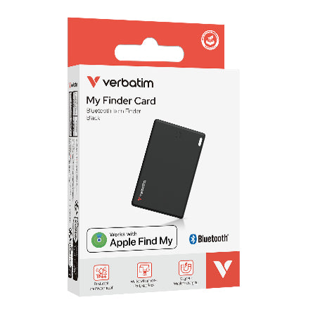 Verbatim My Finder Card schwarz Bluetooth MYFCR-01B        32138