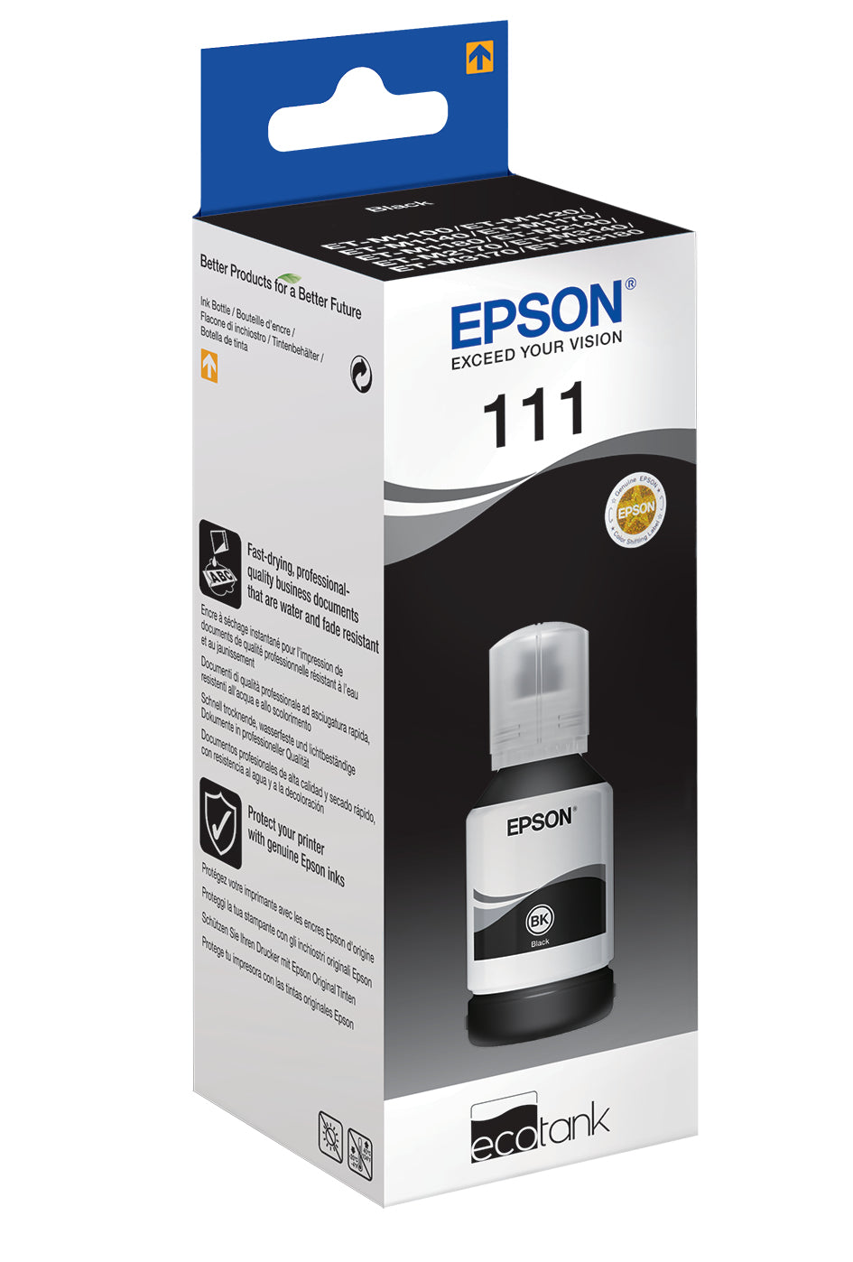 Epson EcoTank black T 111 120 ml              T 03M1