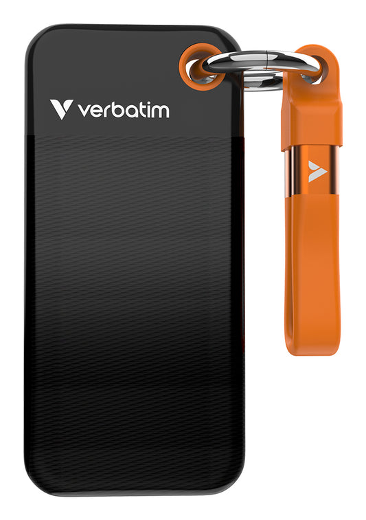 verbatim Pocket SSD USB 3.2  1TB Black/Orange               32193