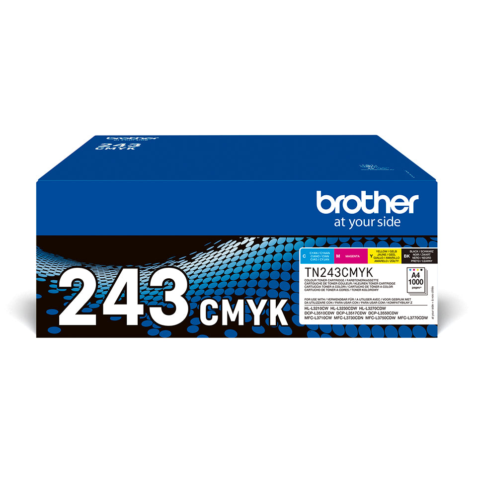 Brother TN-243 CMYK Toner Value Pack