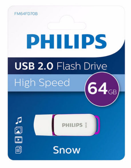 Philips USB 2.0             64GB Snow Edition Magic Purple