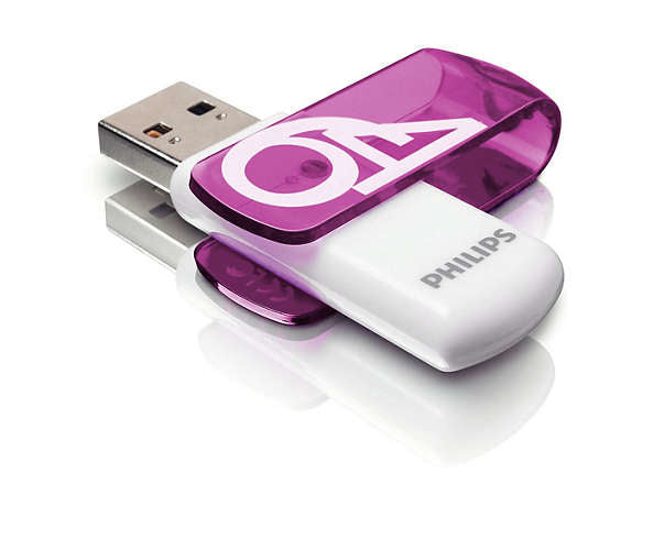 Philips USB 2.0             64GB Vivid Edition Magic Purple