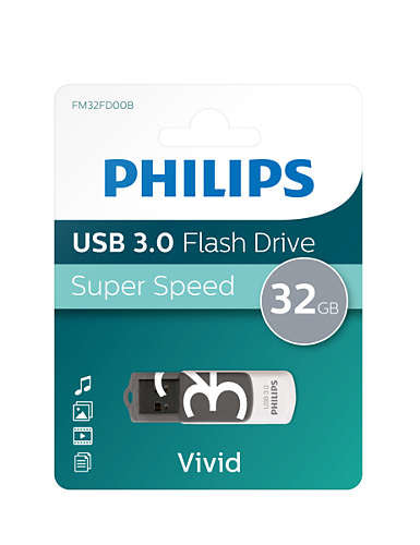 Philips USB 3.0             32GB Vivid Edition Shadow Grey