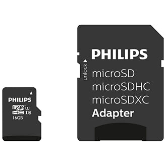 Philips MicroSDHC Card      32GB Class 10 UHS-I U1 incl. Adapter
