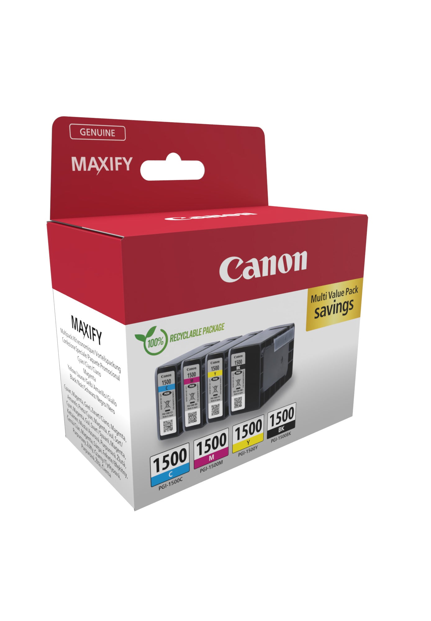 Canon PGI-1500 BK/C/M/Y Multipack