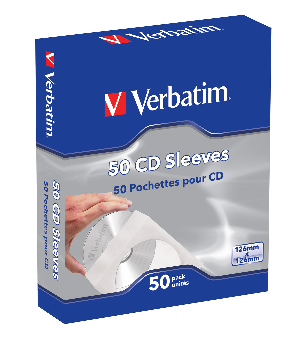 Verbatim CD/DVD Papersleeve 50-Pack