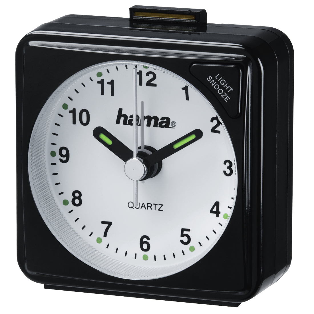 Hama Travel Clock A50, black fluorescent Hand       186329