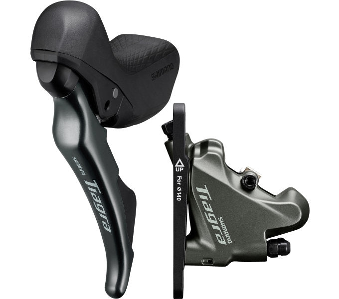 Schijfrem-/schakelset 2 speed Shimano Tiagra ST-4720 / BR-4770 Flat Mount