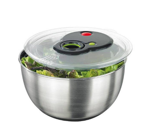 Emsa Salad spinner 4,5l 513441 Turboline stainless/black