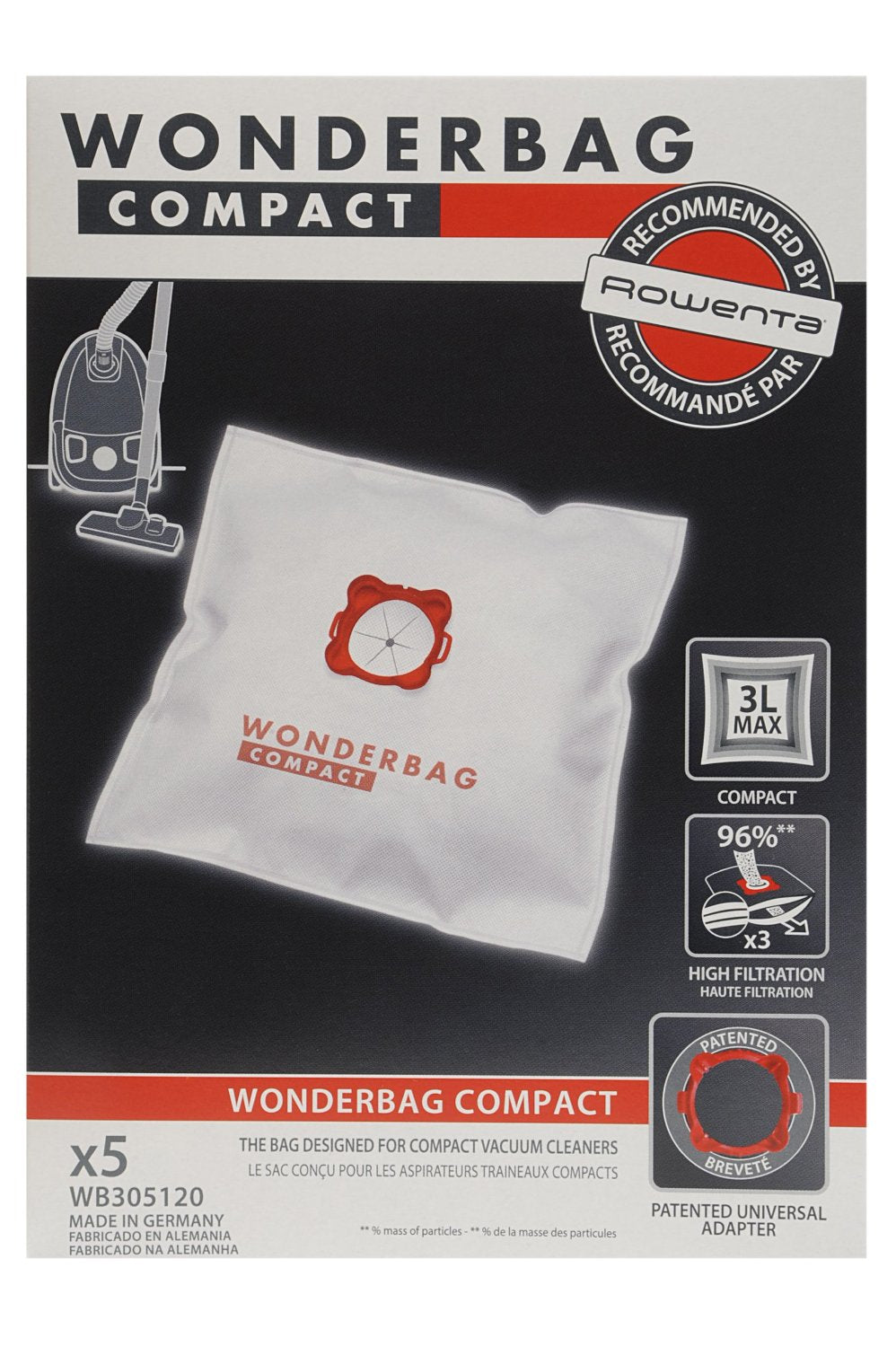 Stofzak Row.Wonderbag Compact