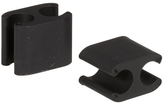 Kabelclips Elvedes Duo PVC voor Shimano Di2  5,0 mm + 2,5 mm - zwart (50 stuks)