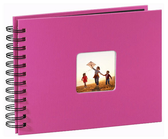 Hama  Fine Art  Spiral pink 24x17 50 black Pages 113674