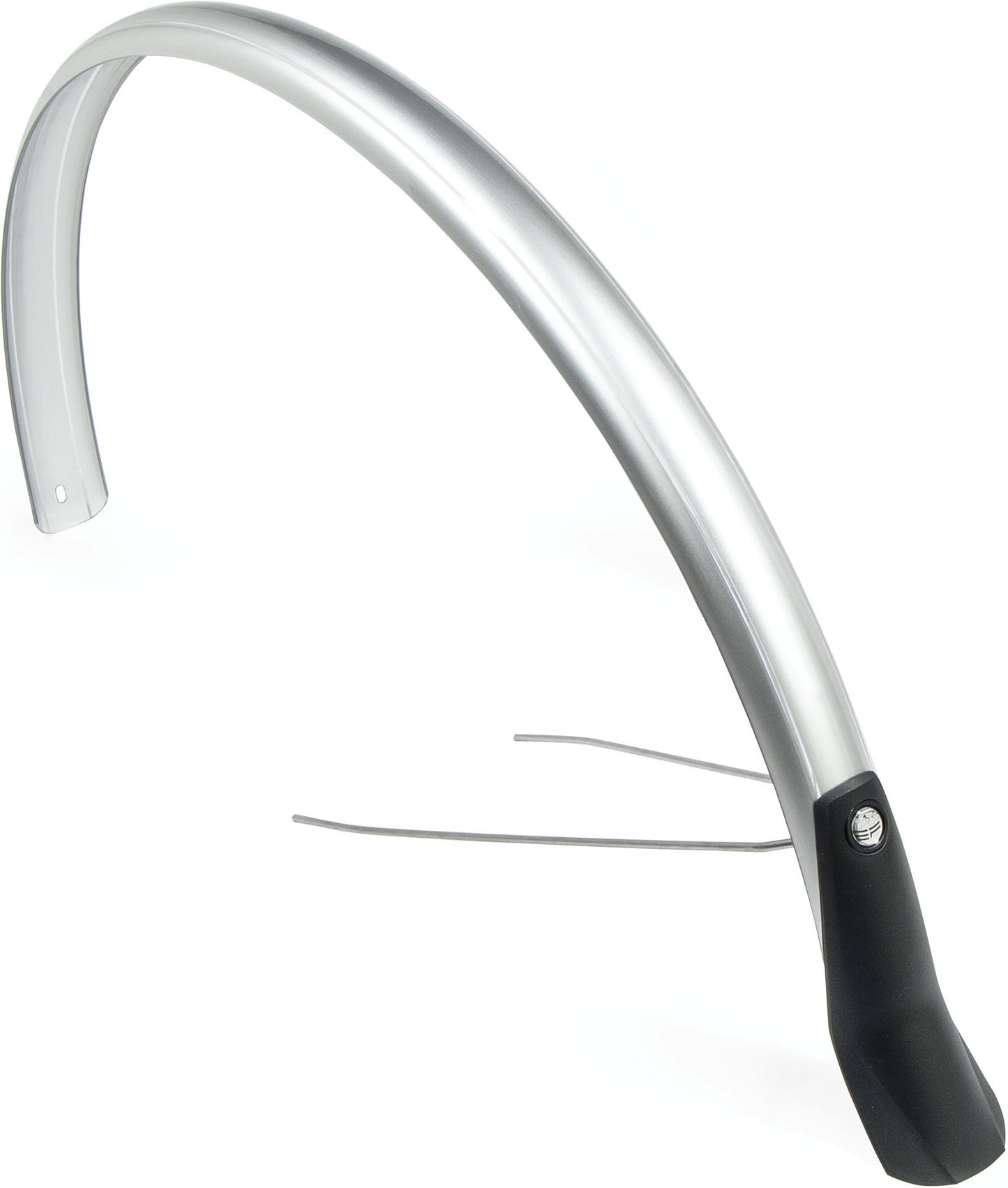 Achterspatbord Eurofender Snello 28" x 51 mm - zilver