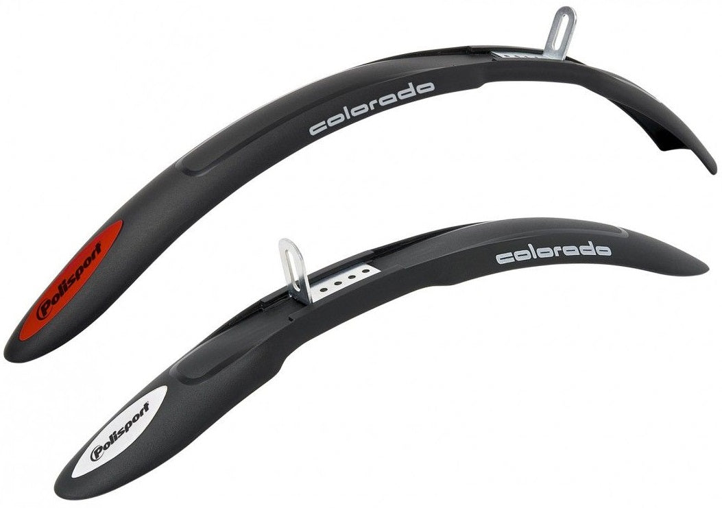 Spatbordset 20/24" Polisport Colorado Junior - zwart