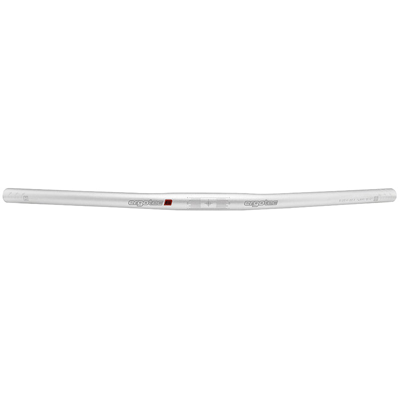Stuur Ergotec Flat Bar 25,4x600 mm - zilver