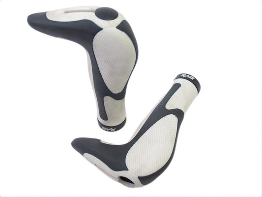 Handvatset X-act safety grip zwart/ wit 147mm