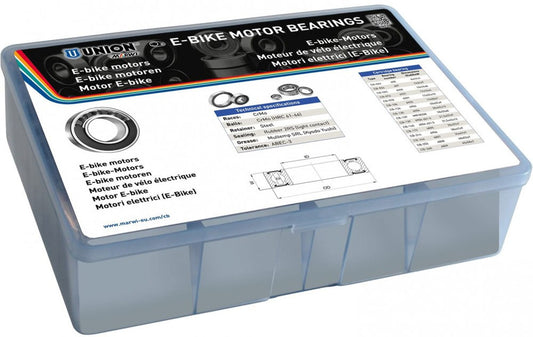Assortimentsdoos met kogellagers Marwi voor E-bike motoren