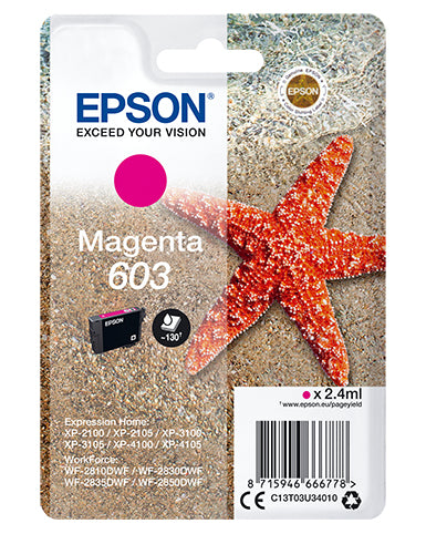 Epson ink cartridge magenta 603                       T 03U3