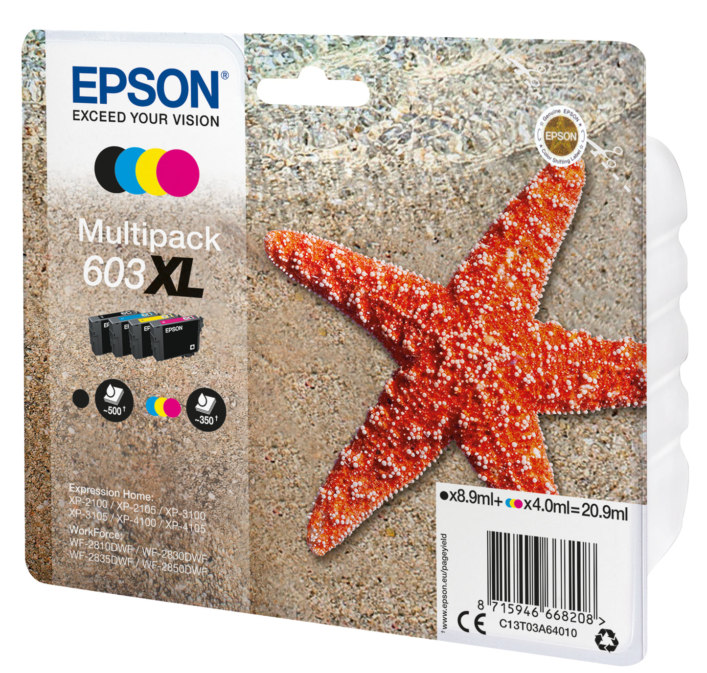 Epson Multipack 4-colours 603 XL                    T 03A6