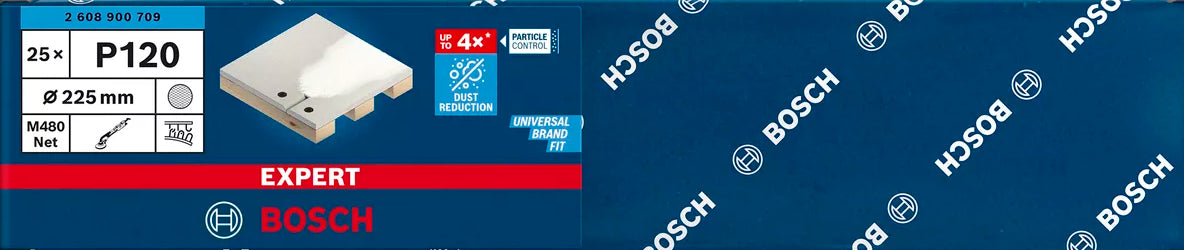 Bosch Sanding Nets M480,225mm K120, 25x