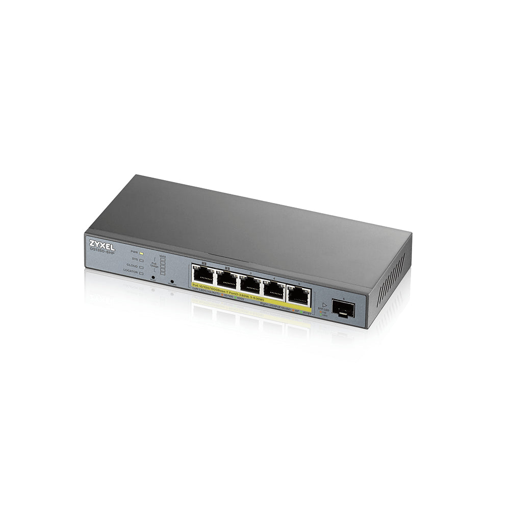 Zyxel GS1350-6HP 6 Port incl. 1 Year Nebula Pro