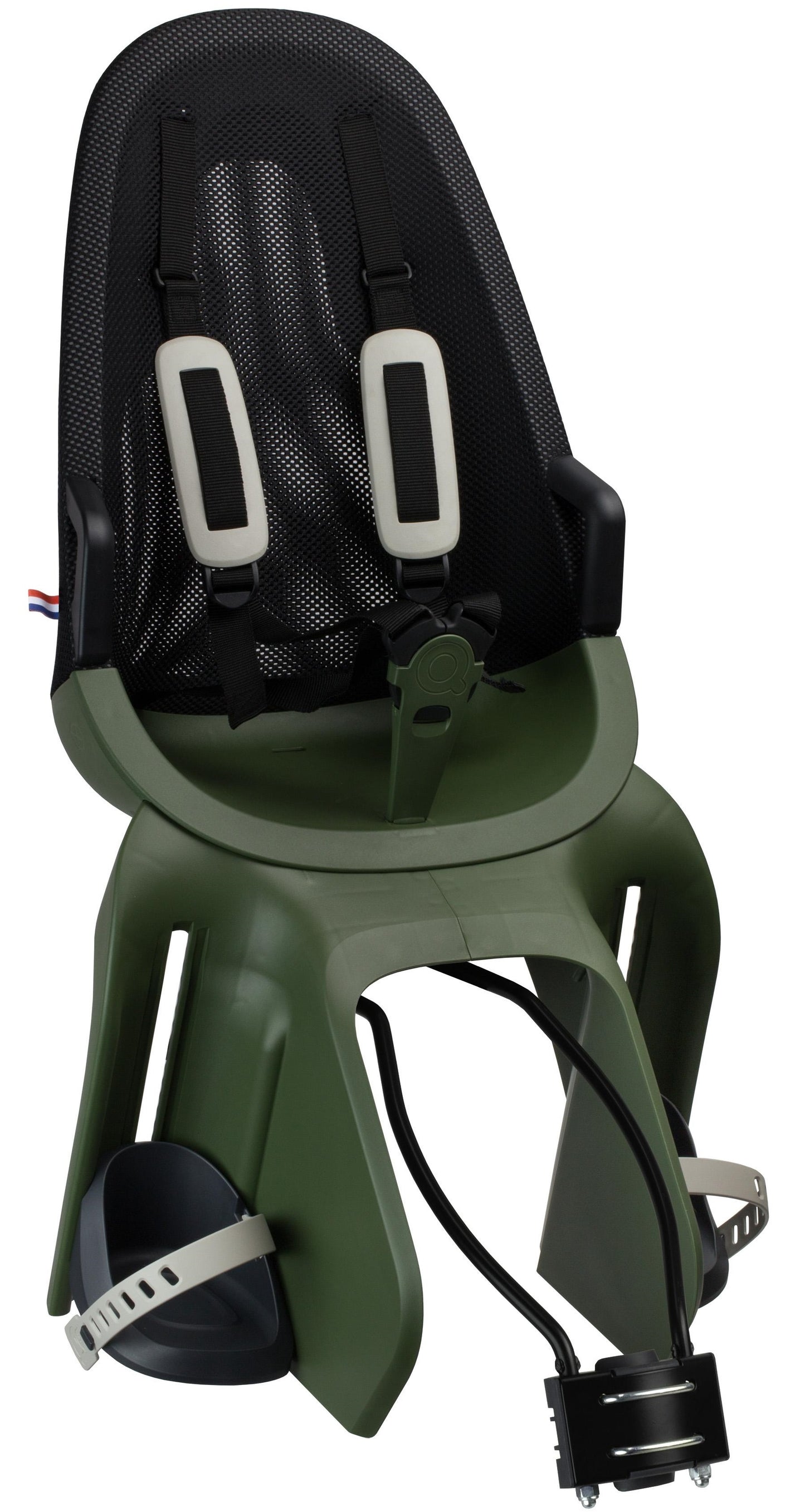 Kinderzitje achter Qibbel Air met framebevestiging (FF) - magic green