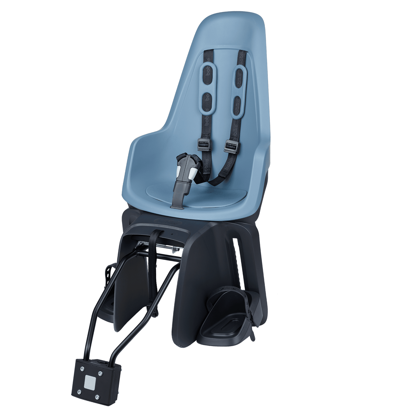 Kinderzitje achter Bobike One Maxi 1P & EB-D met frame- en dragerbevestiging - citadel blue