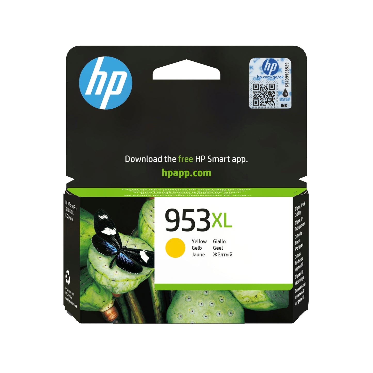 HP F6U18AE ink cartridge yellow No. 953 XL