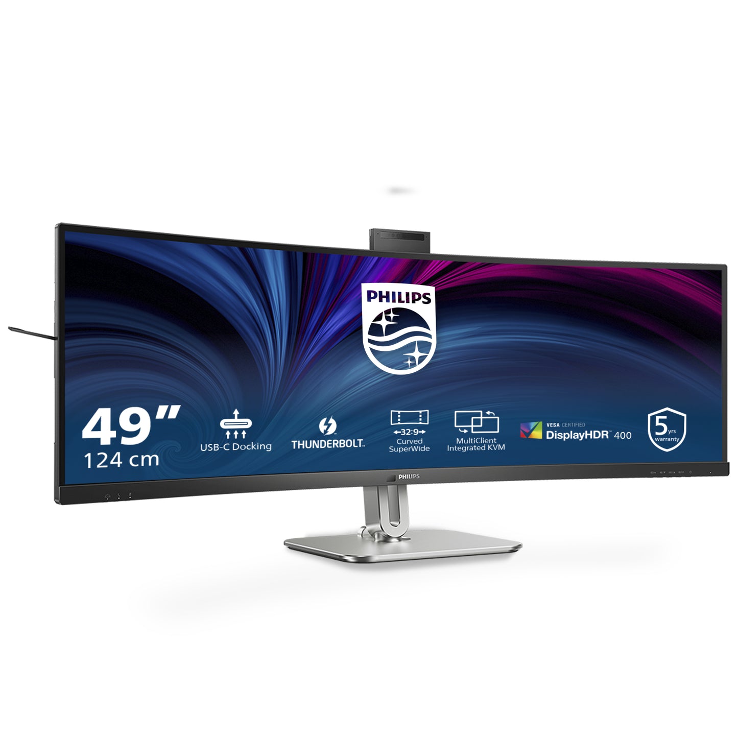 Philips 49B2U6903CH 49 Inch DQHD Curved Monitor