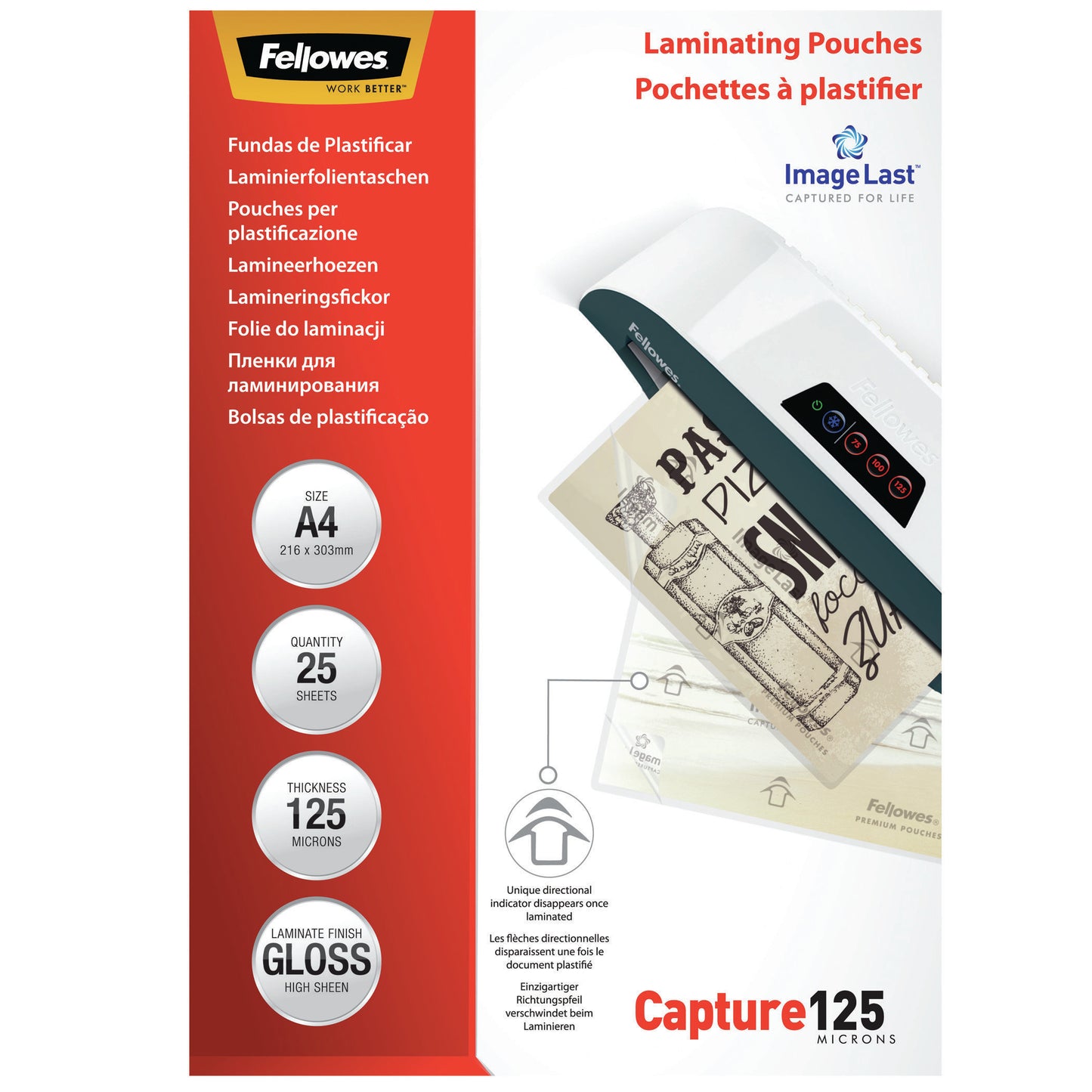 Fellowes ImageLast A4 125 micron   25-pack