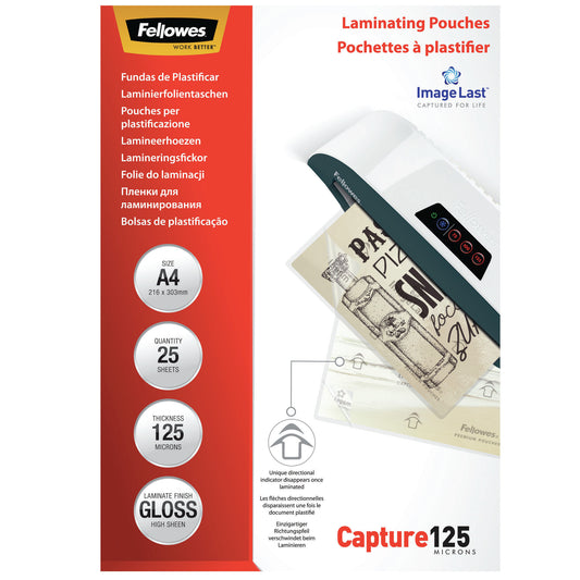 Fellowes ImageLast A4 125 micron   25-pack