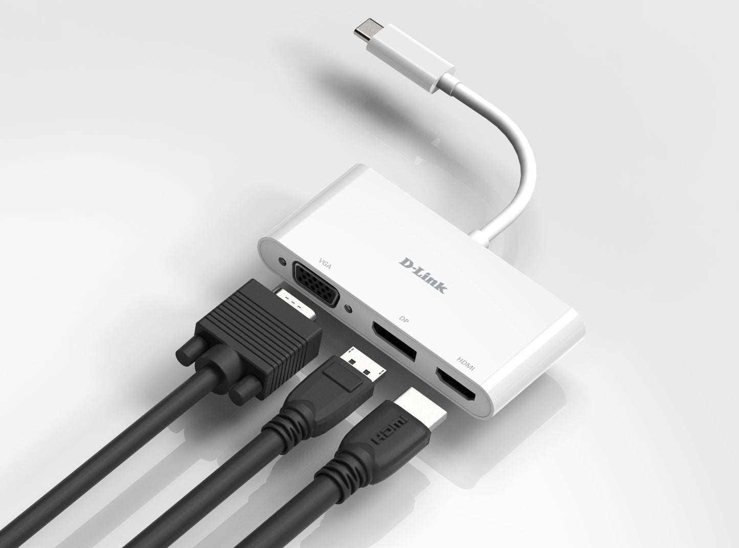 D-Link DUB-V310 USB-C 3-Port Video Adapter