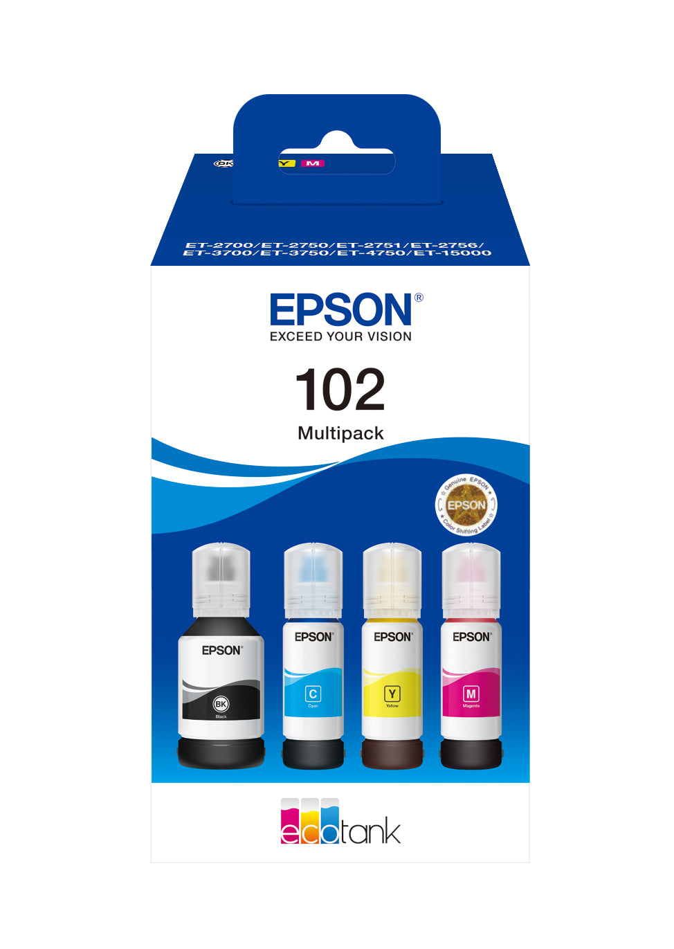 Epson EcoTank 4-colour Multipack T 102                     T 03R6