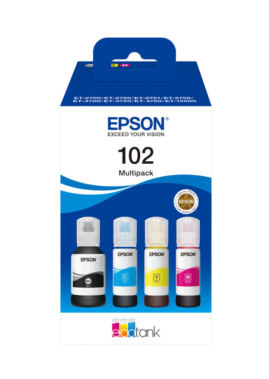 Epson EcoTank 4-colour Multipack T 102                     T 03R6