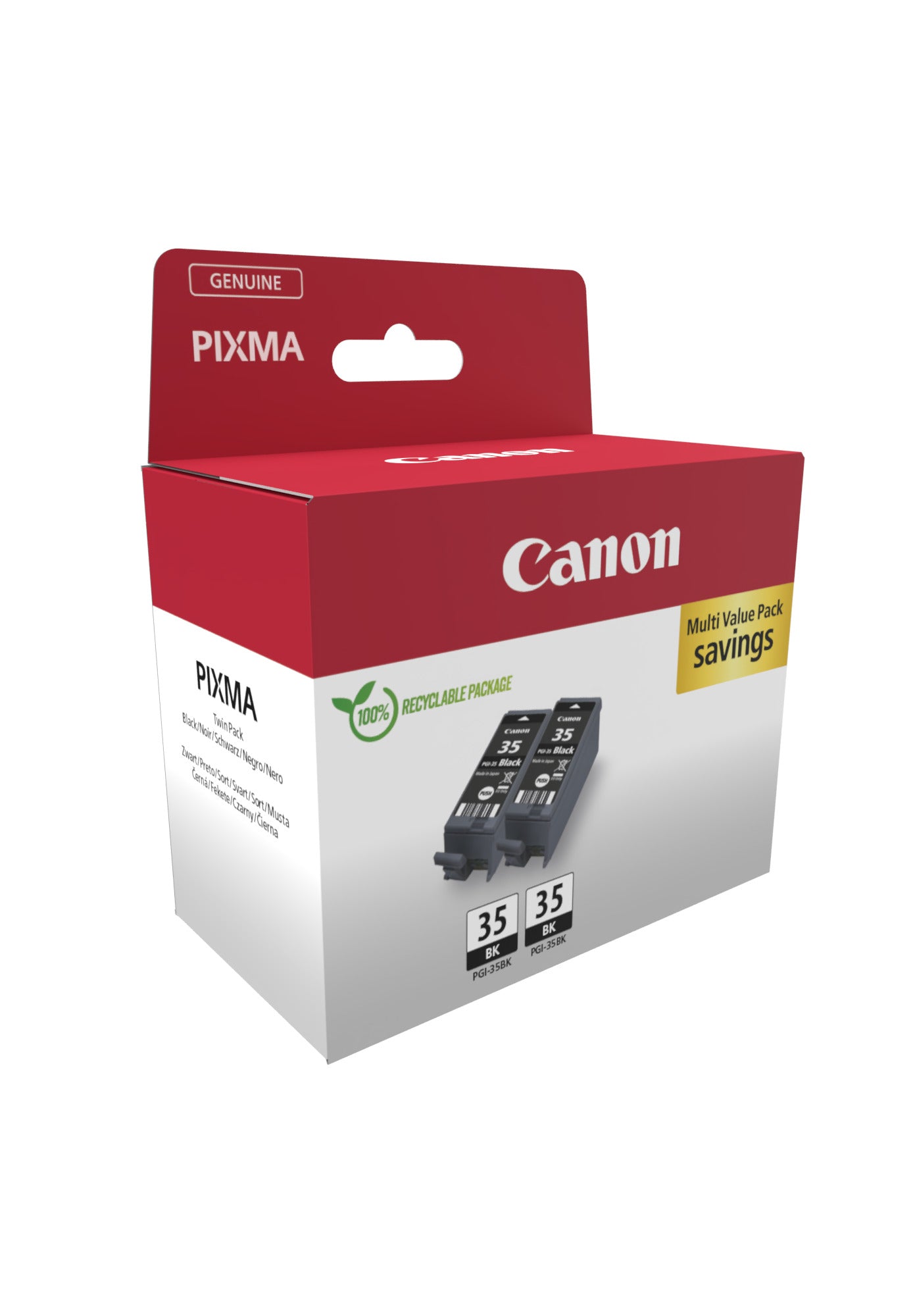 Canon PGI-35 BK black Twin Pack