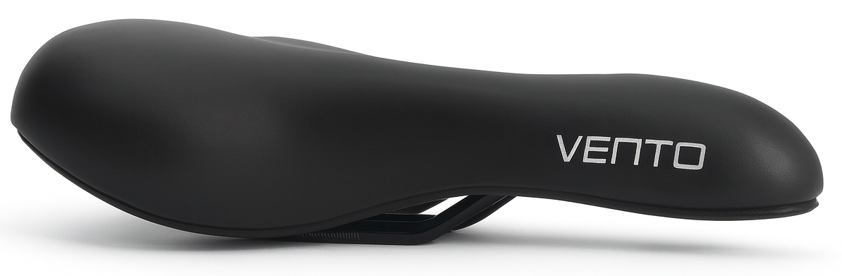 Fietszadel Edge Vento - unisex - zwart (op kaart)