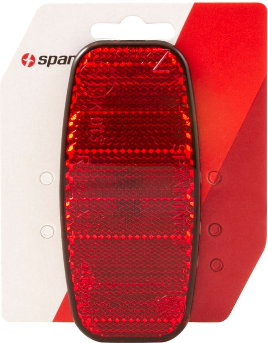 Achterdrager reflector Spanninga ovaal - rood