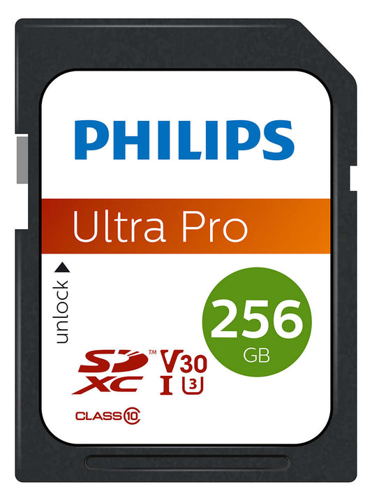 Philips SDXC Card          256GB Class 10 UHS-I U3 V30 A1