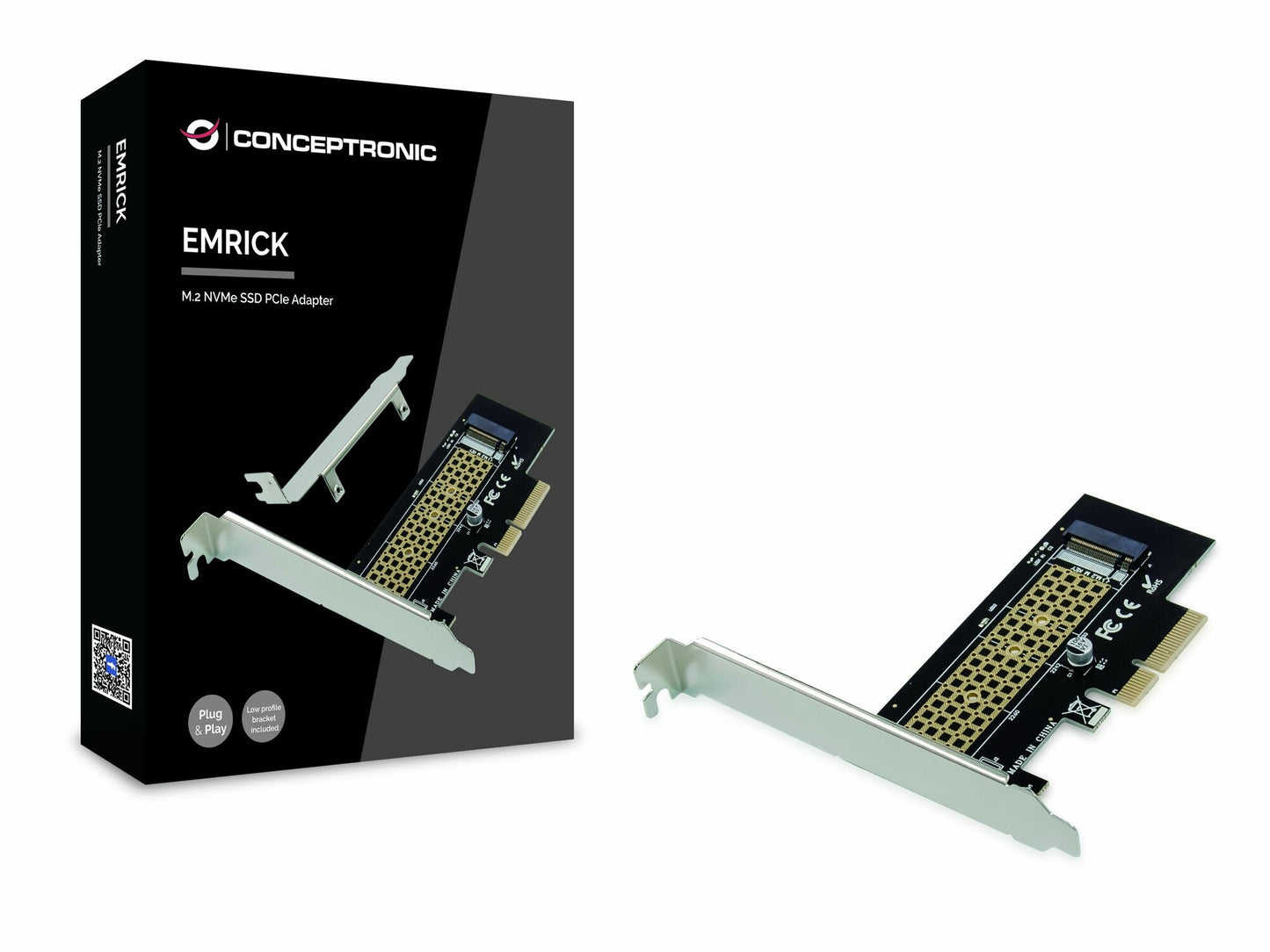 Conceptronic EMRICK05B M.2-NVMe-SSD-PCIe-Card