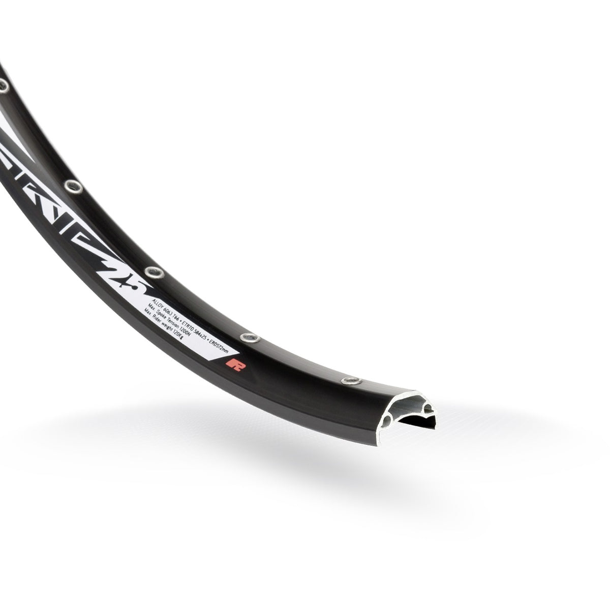 Wielset Rodi TRYP 25 29" met 15x100 en 12x142 steekas - 6 bouts remschijfbevestiging - 8/9/10/11 speed - zwart